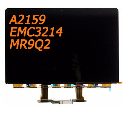 फुल LCD मैकबुक प्रो A2159 स्क्रीन रिप्लेसमेंट EMC3214 MR9Q2 ब्लैक कलर